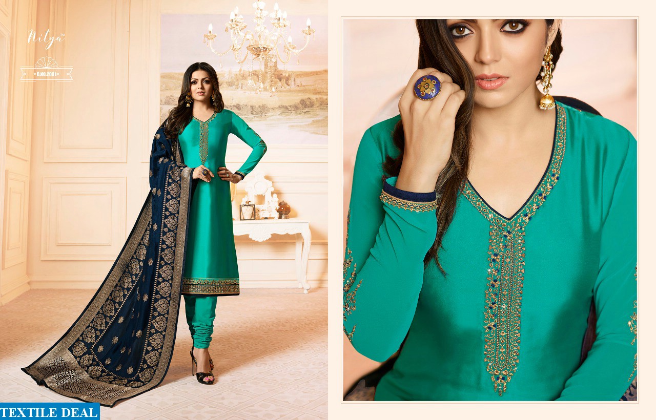 LT nitya suits 120 Wholesale Straight long Salwar suits